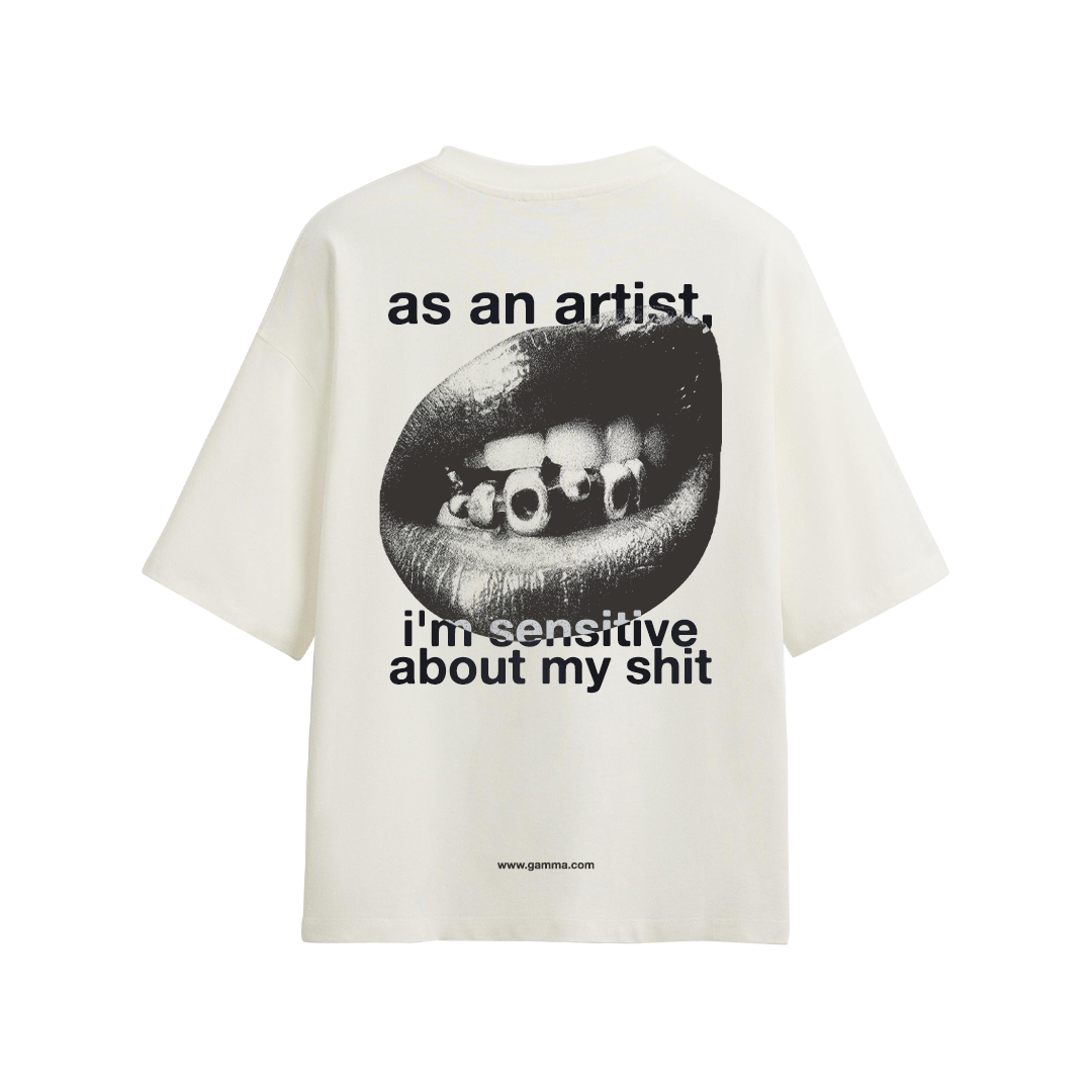 as an artist white tee