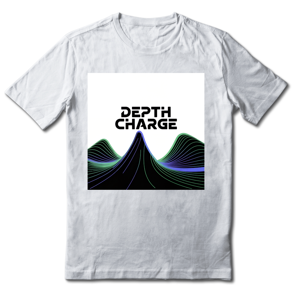 Test Account Geometric waveforms shirt