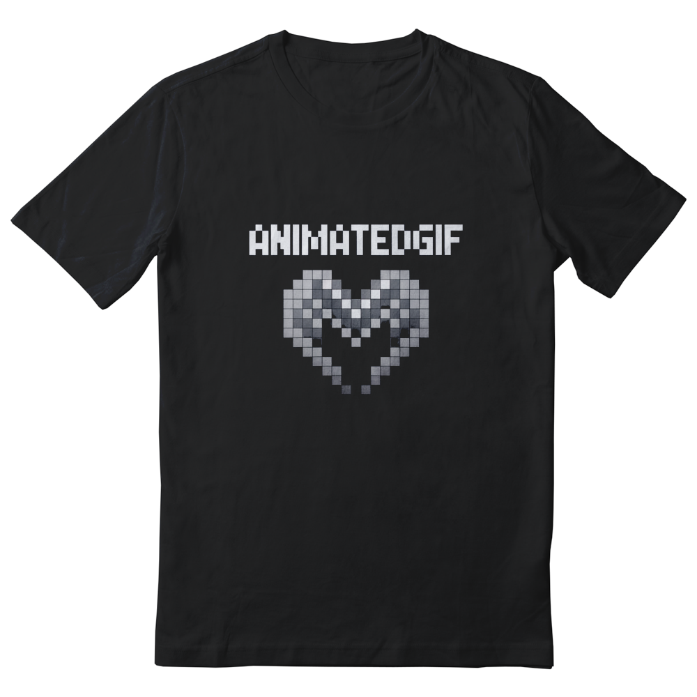ANIMATEDGIF Pixelated Heart shirt