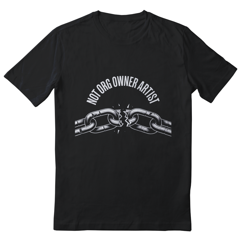 Not Org Owner Artist Broken Chain Link shirt