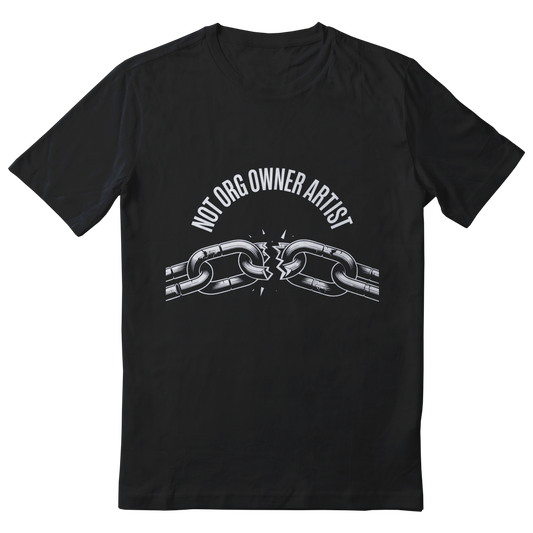 Not Org Owner Artist Broken Chain Link shirt