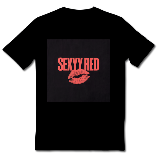 Sexyy Red Red lipstick kiss mark shirt