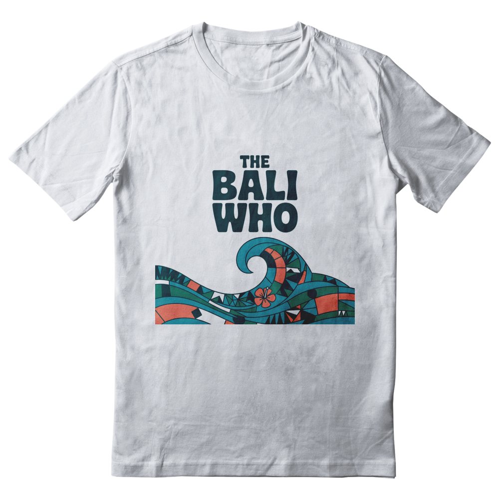 The Bali Who Tropical Geometric Wave shirt